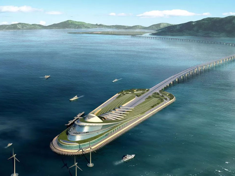 Zhuhai Hong Kong-Zhuhai-Macao Bridge-Hong Kong Port